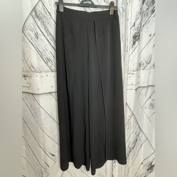 Forever 21 Split Leg Wide Pants Black M - Picture 1 of 7